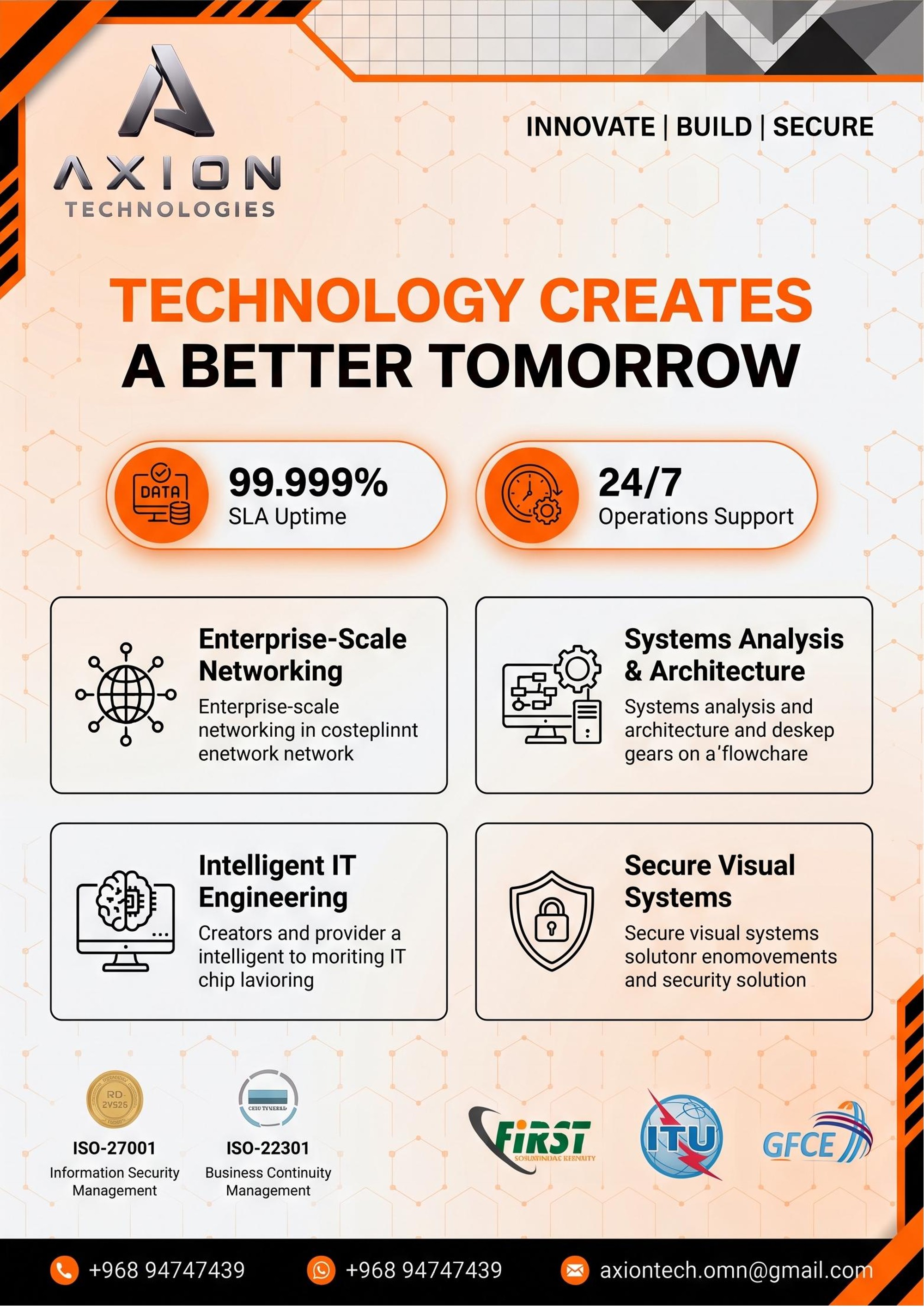 Axion Technologies Company Portfolio Page 1